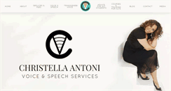Desktop Screenshot of christellaantoni.co.uk