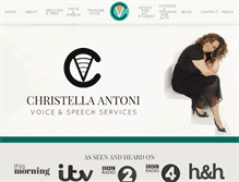 Tablet Screenshot of christellaantoni.co.uk